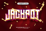 Jackpot 3D Editable Text Effect, a Layer Style Add-On by Md Jahidul99 (Thumbnail 1 of 2)