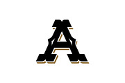 Letter A Western American Old West, a Branding & Logo Template by Buqancreative (Thumbnail 1 of 2)