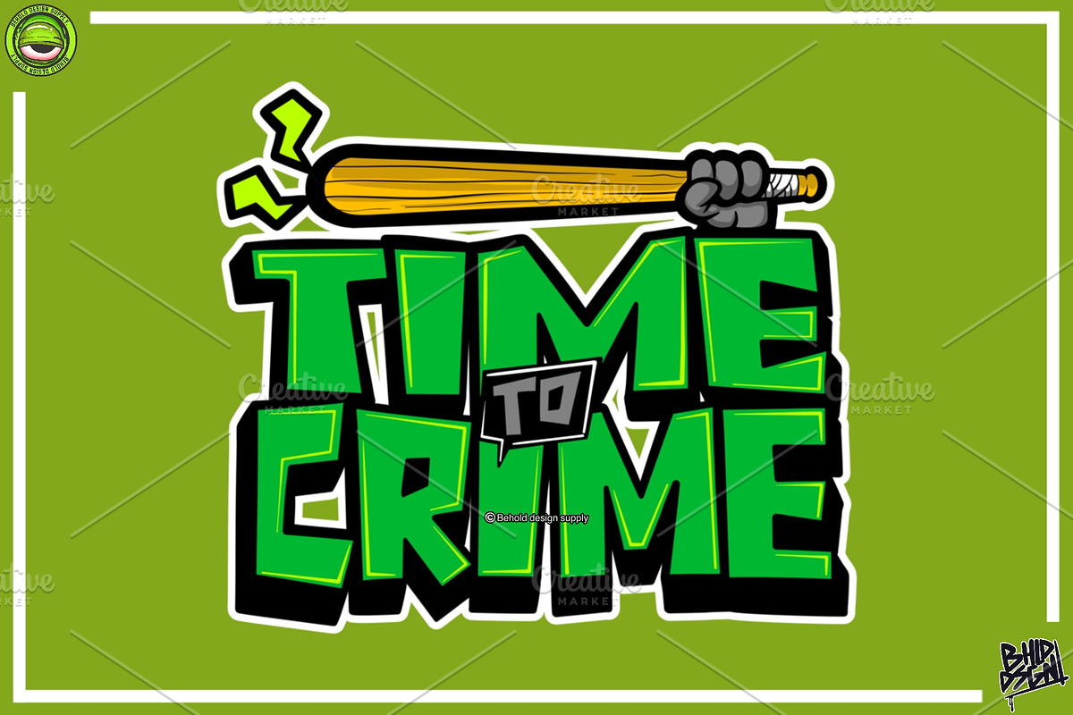 TIME TO CRIME - artwork, an Illustration by Behold design supply (Photo 3 of 3)