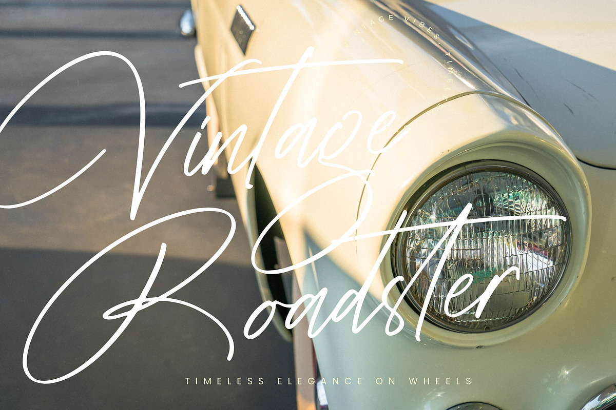 Fantaslife Radiostar Signature Font preview 5