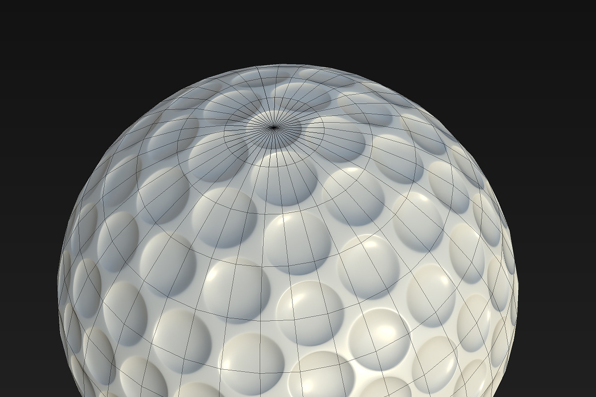 Golf Ball Low Poly, a Plants & Tree 3D Model by Daniel Mikulik (Photo 5 of 18)