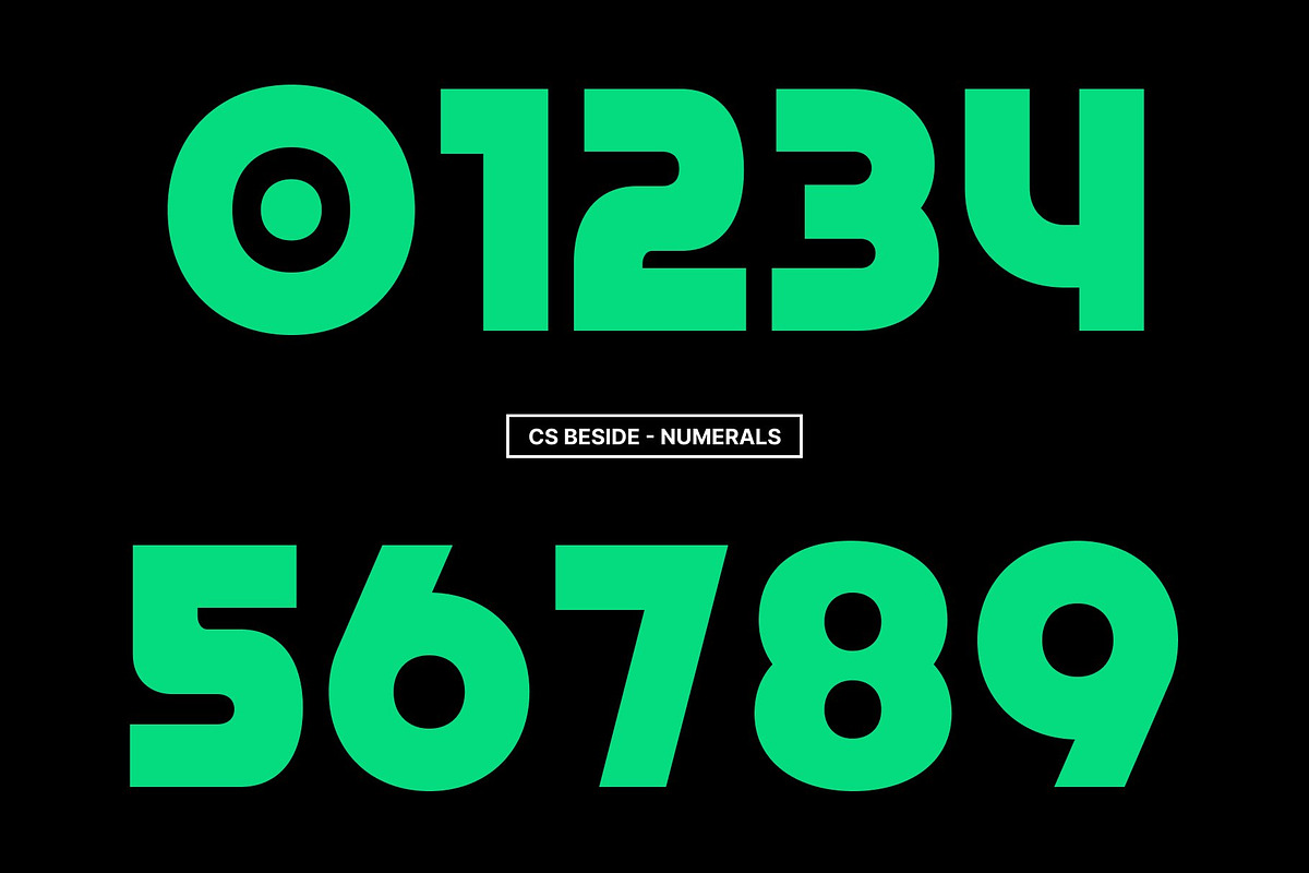 CS Beside – Bold Display Font, a Sans Serif Font by Craft Supply Co. (Photo 3 of 8)