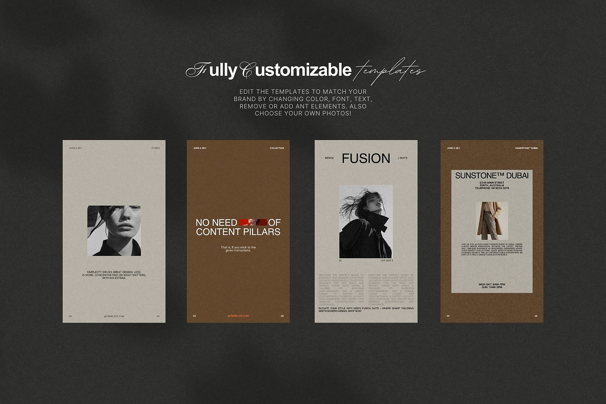Aesthetic Instagram Template Kit, a Social Media Template by Crafted Pixel (Photo 7 of 9)