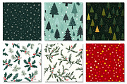 Christmas Digital Paper, Pattern, a Texture Graphic by Dream Creation (Thumbnail 3 of 6)