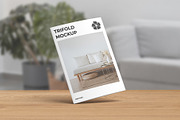 A5 Trifold Brochure Mockup, a Books & Magazine Mockup by graphicpages (Thumbnail 9 of 16)