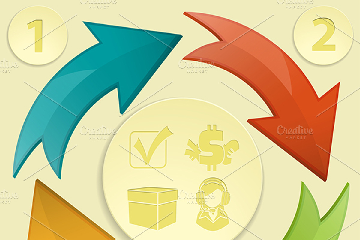 Infographics Design Template, a Finance Illustration by TAlex (Photo 4 of 6)