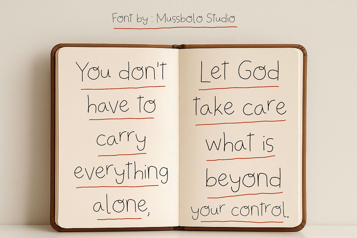 Cungkring handwritten font, a Handwritten Font by Mussbolo Studio (Photo 3 of 3)