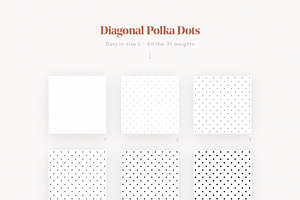 189 Polka Dot Halftone Patterns