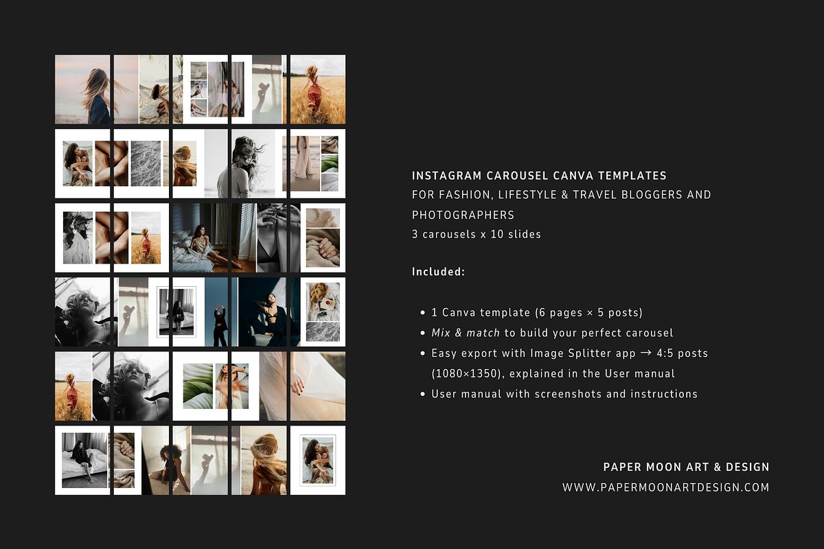 IG Photo Carousel Canva Templates 03, a Social Media Template by DESIGN BY nube (Photo 3 of 11)