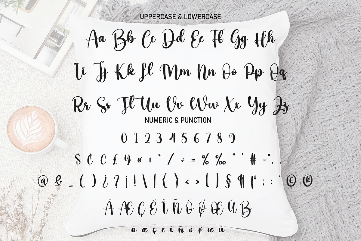 Pillow | Script Font, a Script Font by Scratchones (Photo 4 of 8)