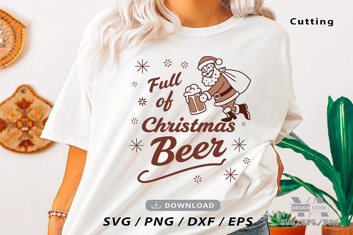 Funny Retro Santa Christmas Bundle, an Object Illustration by Ya_ Design Store (Photo 12 of 13)
