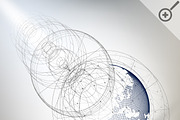 Bundle of 15Abstract 3D world globes, a Technology Illustration by VectorShop (Thumbnail 4 of 15)