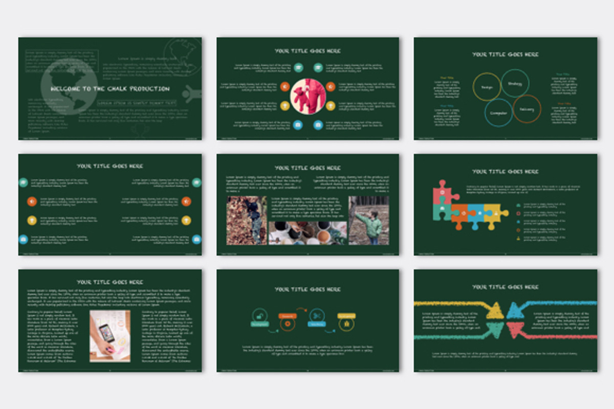 Chalk Keynote Presentation Template, a Presentation Template by Mia (Photo 7 of 7)
