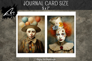 Surreal Clown, Whimsical Portraits