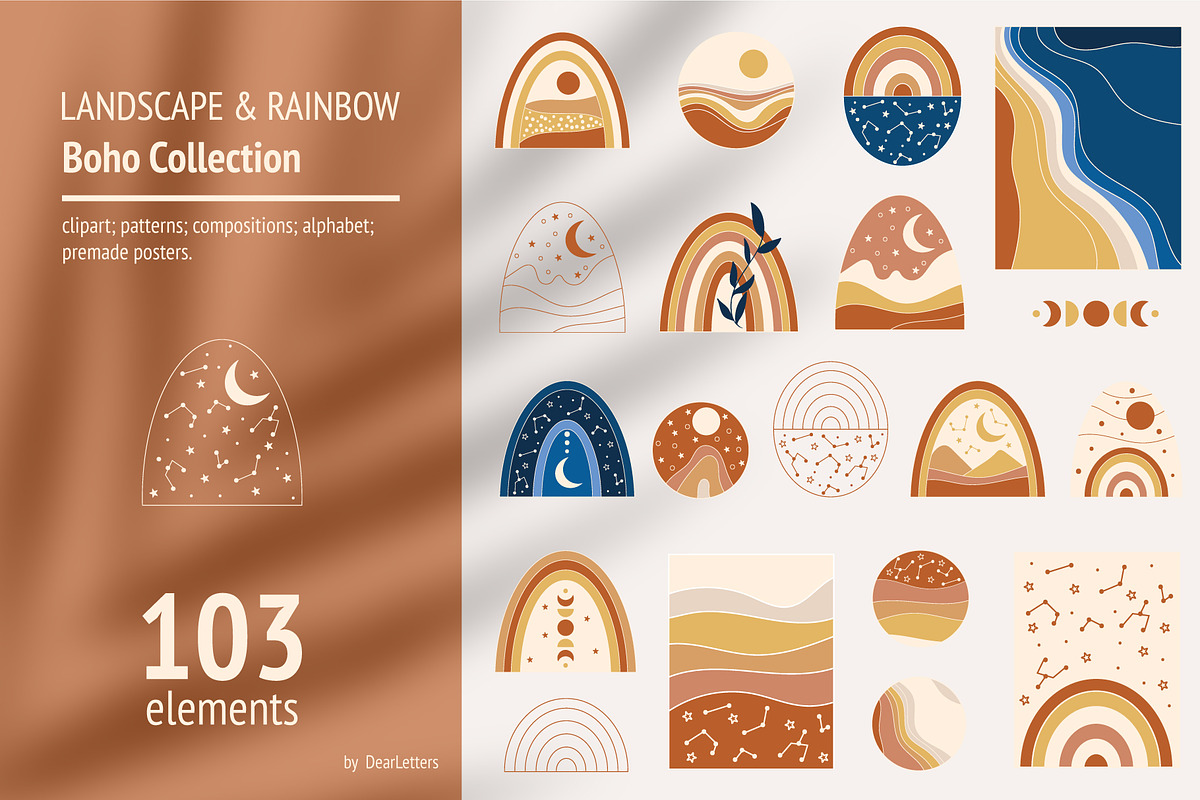Big Shop Bundle - Graphics, Patterns, an Animal Illustration by DearLetters (Photo 4 of 23)
