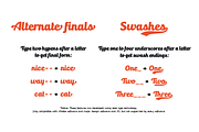 Bulletto - 5 fonts, a Script Font by Zetafonts (Thumbnail 9 of 10)