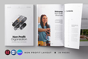 Nonprofit Brochure | Canva & MS Word, a Brochure Template by HiveArts (Thumbnail 1 of 11)