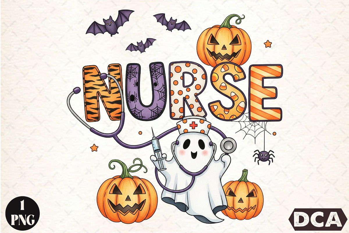 Spooky Nurse Halloween Png, Nurse Pn, an Icon by DreamCafeArt (Photo 1 of 7)