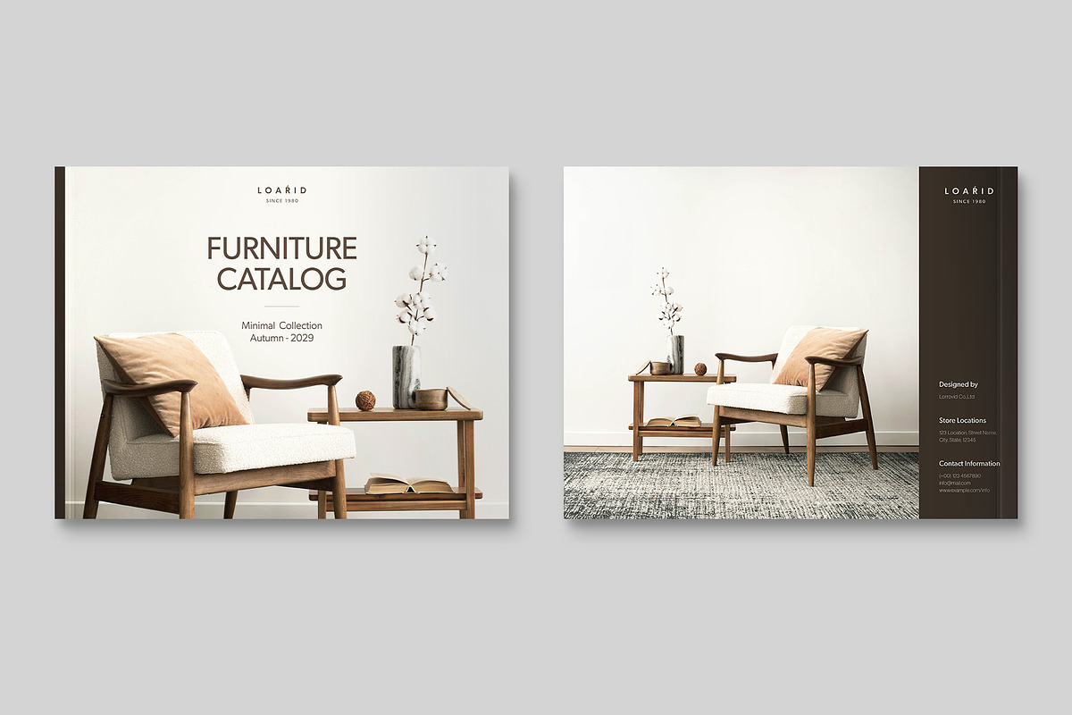 Landscape Furniture Catalog, a Brochure Template by BrandPacks