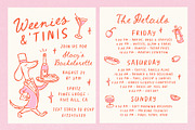 Cherry Cocktail Party Messy Font Duo, a Handwritten Font by Ayya Studio (Thumbnail 5 of 15)