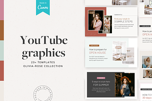 Olivia-Rose YouTube Canva Template