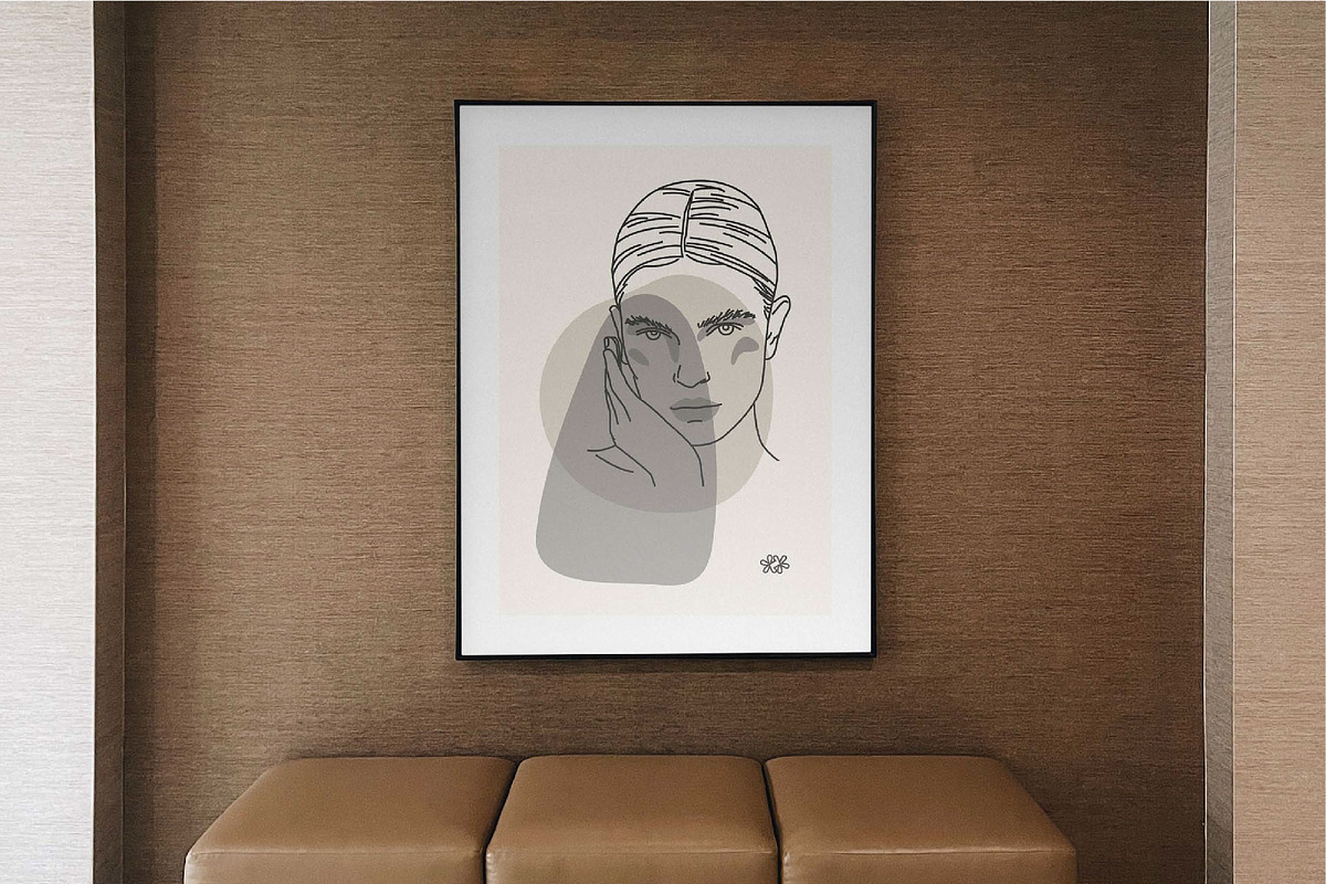 Posters - Line Art Boho Female, a Poster Template by line & plane (Photo 7 of 10)