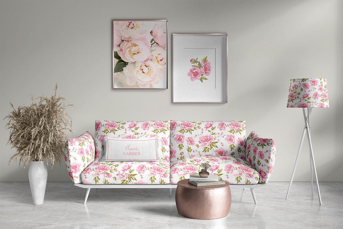 50% OFF! Seamless peony pattern., a Pattern Graphic by Kotkoa (Photo 4 of 5)