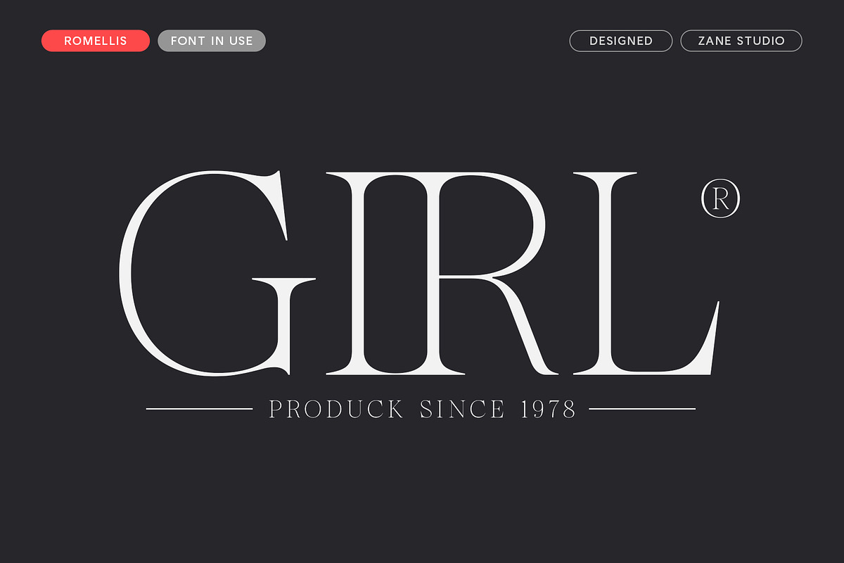 Romellis – Editorial Serif Typeface, a Serif Font by Zane Studio (Photo 9 of 15)