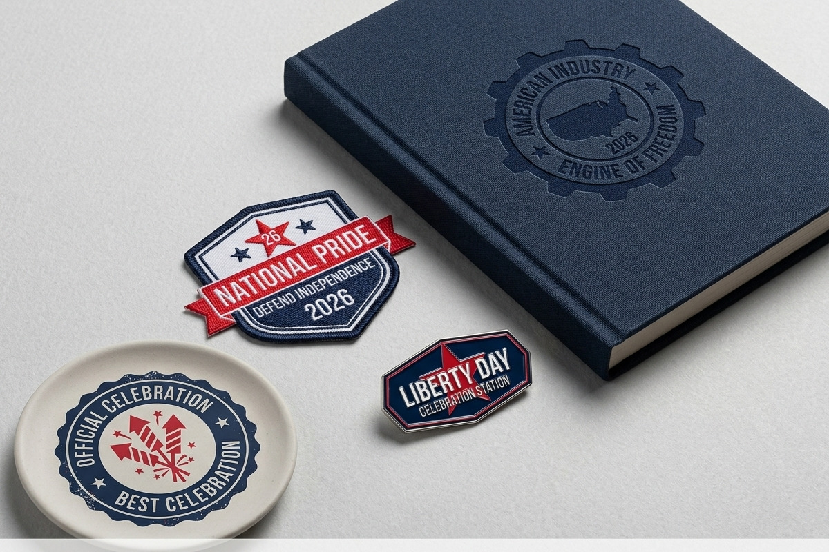 Patriotic 4th July 2026 Badge Bundle, an Object Graphic by NH graphic (Photo 4 of 8)