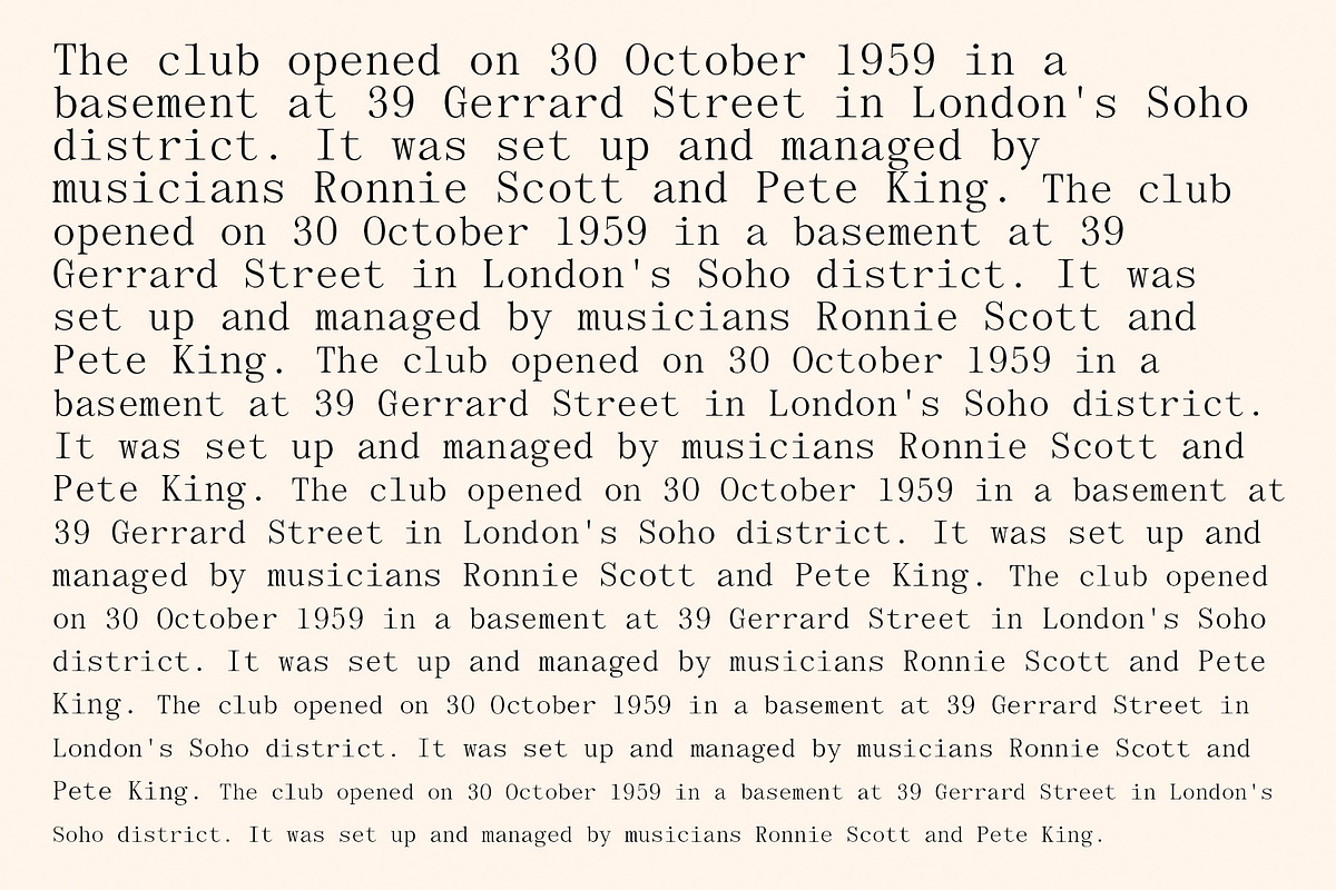 Nouveau Mono | Monospace Font, a Serif Font by Off The Rack © (Photo 3 of 8)