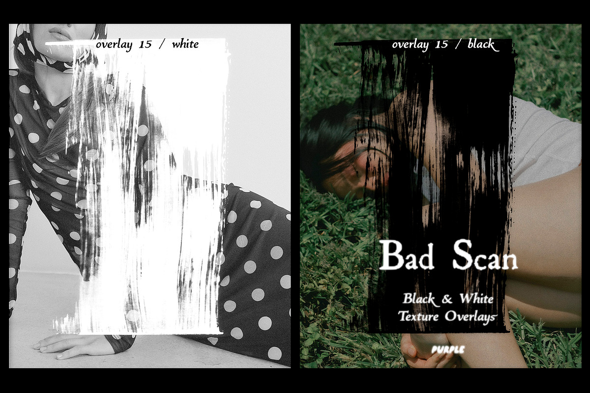 Bad Scan: Black & White Overlays, a Texture Graphic by Purple (Photo 17 of 21)