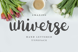 Universe Brush Font