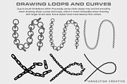 Basic Chains Brushes for Procreate, a Brush Add-On by AngelfishCreative (Thumbnail 5 of 5)