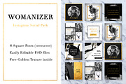 Womanizer Social Media Pack, a Templates & Theme by RedRiver Studio (Thumbnail 1 of 10)