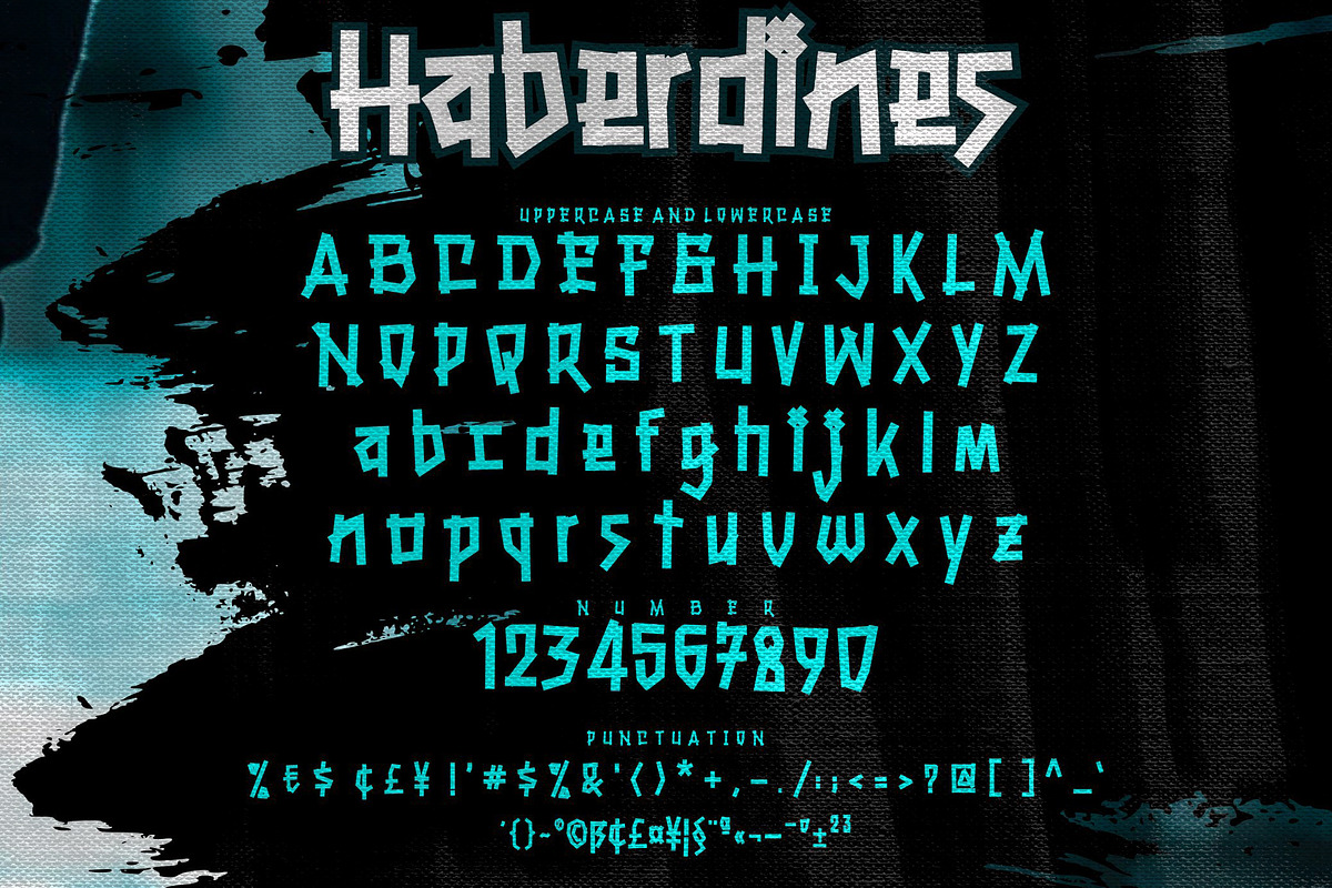 Haberdiness - Quirky Typeface, a Font by Gassstype (Photo 2 of 8)