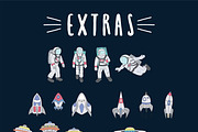 Hand Written Font - Space Out, an Illustration by Collapse Std. (Thumbnail 7 of 7)