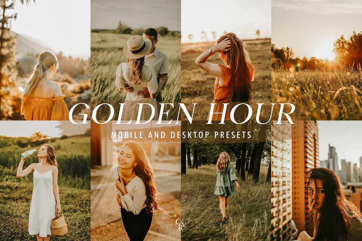 10 Golden Hour Lightroom Presets, a Preset Add-On by CVR Presets (Photo 1 of 7)