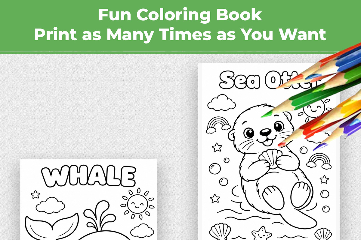 Animal Coloring Book for Kids, an Education Illustration by Mohammad Sarfaraz (Photo 12 of 13)