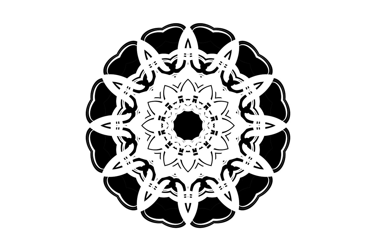 Decorative Mandala Digital Art Pack, a Decorative Illustration by NJ Himel (Photo 52 of 101)