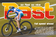 Speed Force - Sport Font, a Sans Serif Font by RagamKata (Thumbnail 4 of 12)