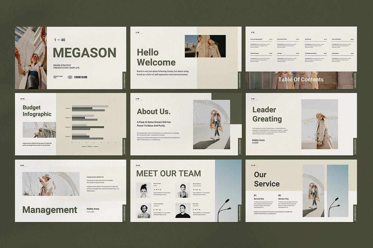 Megason Brand Strategy - Powerpoint, a Presentation Template by Surotype (Photo 9 of 10)