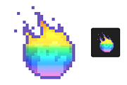 6x Pixel Fire Sub Badges/Emotes, an Illustration by Custom Fonts & Patterns (Thumbnail 8 of 8)