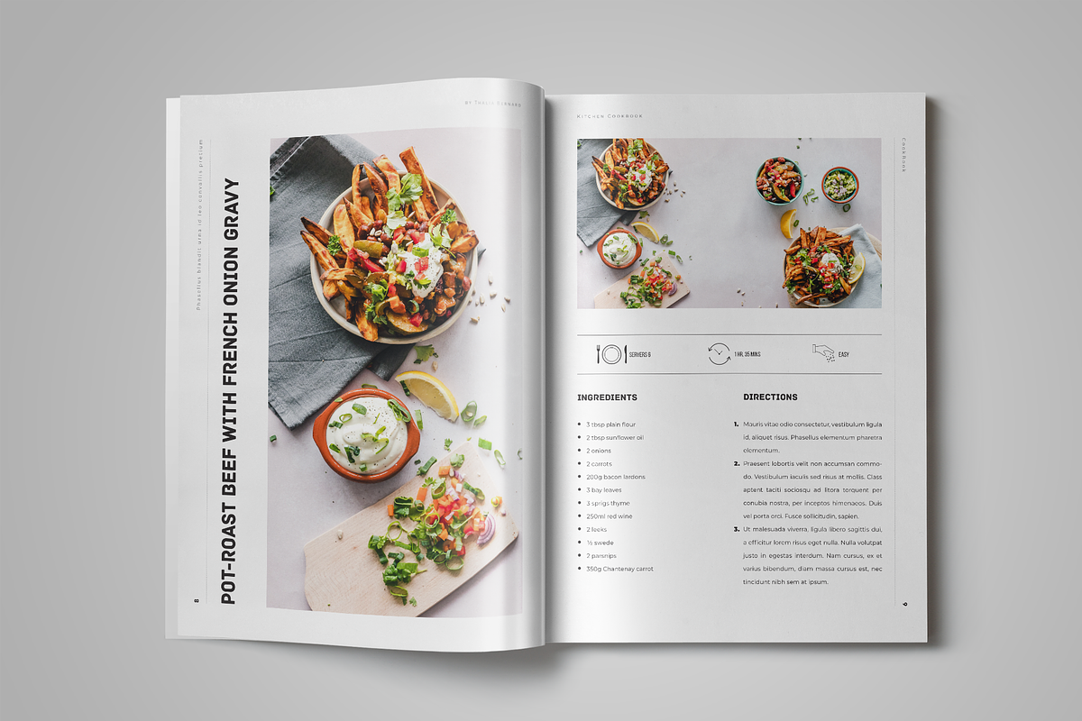 Cookbook / Recipe Book, a Templates & Theme by StockInDesign (Photo 5 of 10)