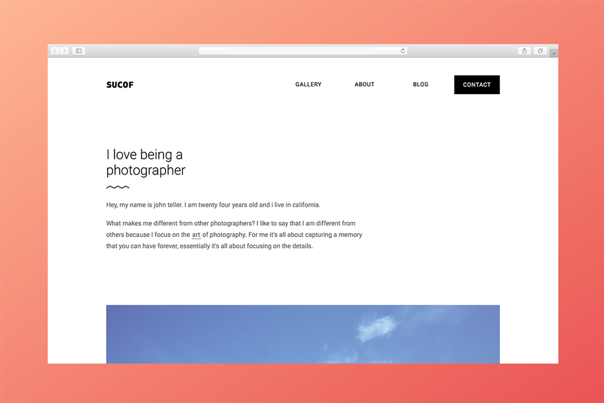 Sucof - Portfolio, a HTML Template by Storytics (Photo 2 of 4)