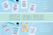 Greeting Card Shop Banner Bundle, a Product Mockup by Makers Mockup Studio (Thumbnail 2 of 4)