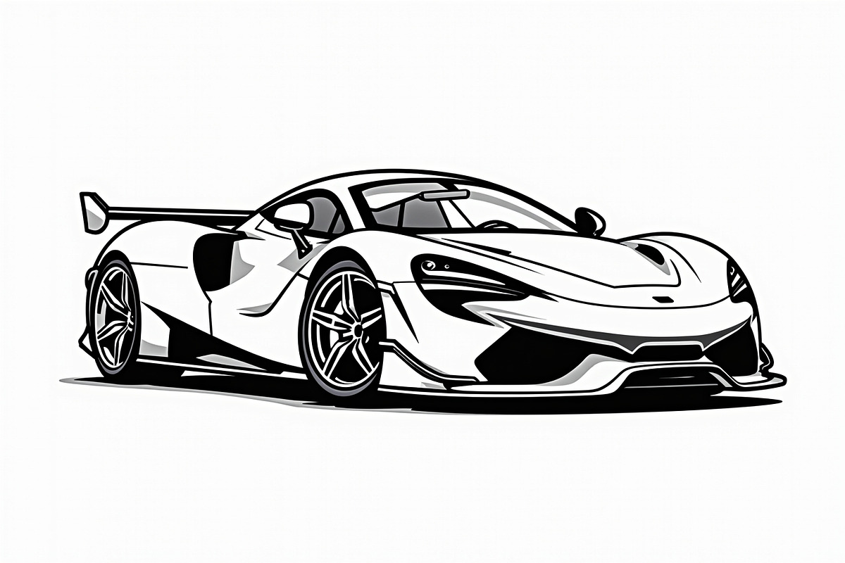 High Speed Sports Car Bundle, an Illustration by Designer_Momina (Photo 2 of 7)