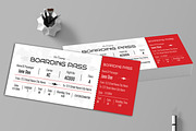 Boarding Pass Flight Ticket, a Stationery Template by ContestDesign (Thumbnail 3 of 3)