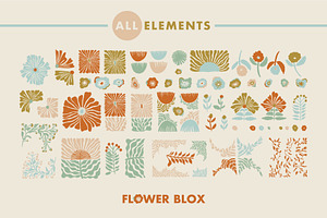 Flowerbox Retro Floral Patterns