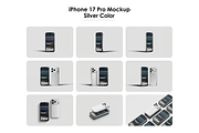 52 iphone 17 Pro, Pro Max Mockup Set, an iPhone Mockup by Custom.scene (Thumbnail 5 of 17)