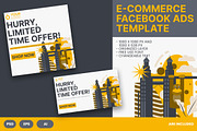 E-Commerce Facebook Ads, a Social Media Template by Esensifiksi.studio (Thumbnail 1 of 3)